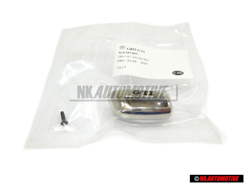 Genuine VW Cap Black Chrome - 5G0959893 FOD