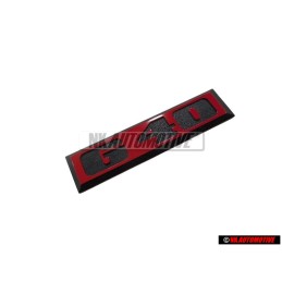 Genuine VW G40 Rear Badge Emblem Red - 871853750C