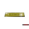 Genuine VW G40 Rear Badge Emblem Red - 871853750C