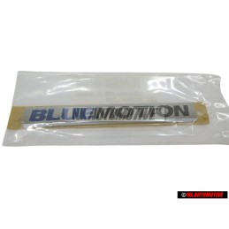 Genuine VW BLUE MOTION Rear Trunk Boot Badge Emblem Chrome - 6R0853675G WWS