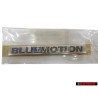 Genuine VW BLUE MOTION Rear Trunk Boot Badge Emblem Chrome - 6R0853675G WWS