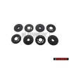 Genuine VW 1 Set Atachment Buttons For Floor Mat Black - 3C0061795 9B9