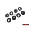 Genuine VW 1 Set Atachment Buttons For Floor Mat Black - 3C0061795 9B9