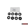 Genuine VW 1 Set Atachment Buttons For Floor Mat Black - 3C0061795 9B9