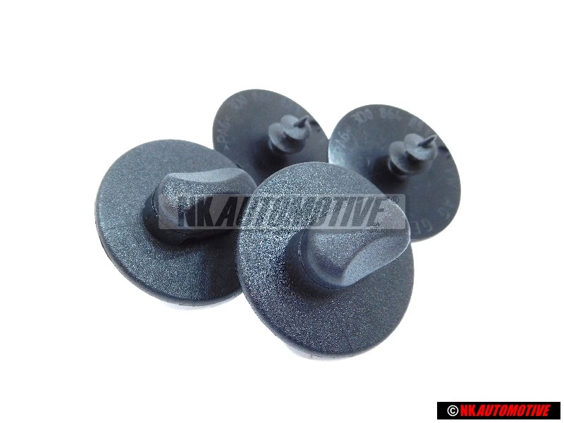 Genuine VW Set Of Buttons For 1 Floor Mat - 3D0061796 B41