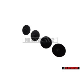 Genuine VW Set Of Buttons For 1 Floor Mat - 3D0061796 B41