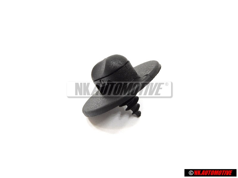 Genuine VW Knob For Floor Cover Satin Black - 3D0864851 01C