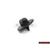 Genuine VW Knob For Floor Cover Satin Black - 3D0864851 01C