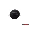 Genuine VW Knob For Floor Cover Satin Black - 3D0864851 01C