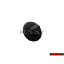 Genuine VW Knob For Floor Cover Satin Black - 3D0864851 01C