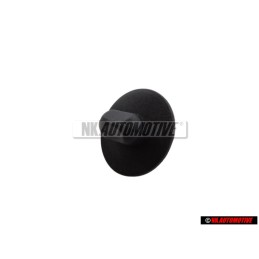 Genuine VW Knob For Floor Cover Satin Black - 3D0864851 01C