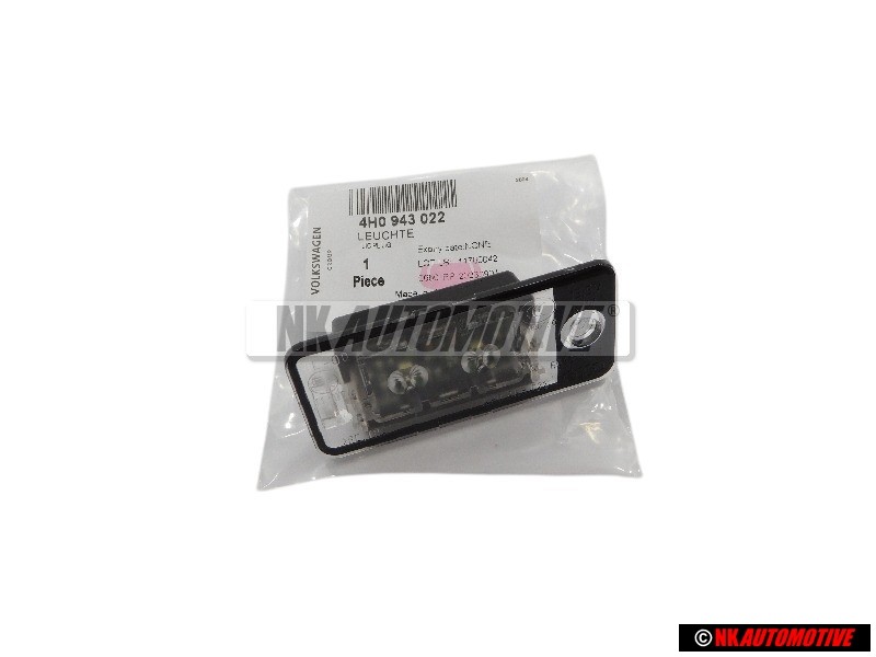 Genuine Audi Led Licence Plate Light - 4H0943022