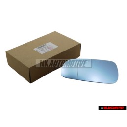 Genuine VW Mirror Glass Aspherical Wide Angle Heated With Carrier - 1J1857521G