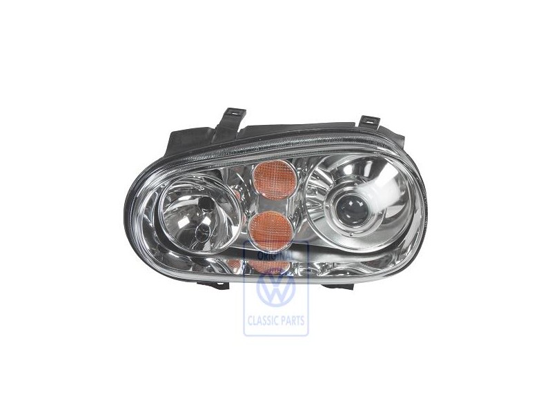 Genuine VW Halogen Twin Headlights For Gas Discharge Bulb - 1J1941017P