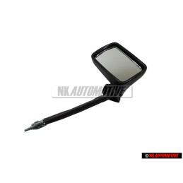 Genuine VW Exterior Mirror (Flat) Adjustable From Inside Satin Black - 171857501