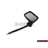 Genuine VW Exterior Mirror (Flat) Adjustable From Inside Satin Black - 171857501