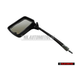 Genuine VW Exterior Mirror (Flat) Adjustable From Inside Satin Black - 171857501