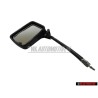 Genuine VW Exterior Mirror (Flat) Adjustable From Inside Satin Black - 171857501