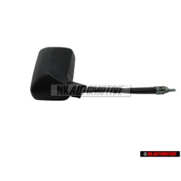 Genuine VW Exterior Mirror (Flat) Adjustable From Inside Satin Black - 171857501