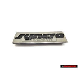 Genuine VW SYNCRO Side Badge Emblem Black Chrome - 191853714A GX2
