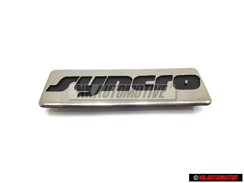 Genuine VW SYNCRO Side Badge Emblem Black Chrome - 191853714A GX2