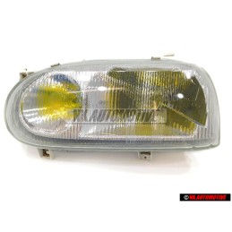 Genuine VW Halogen Twin Headlight Yellow Rhd Traffic Left - 1H6941017C