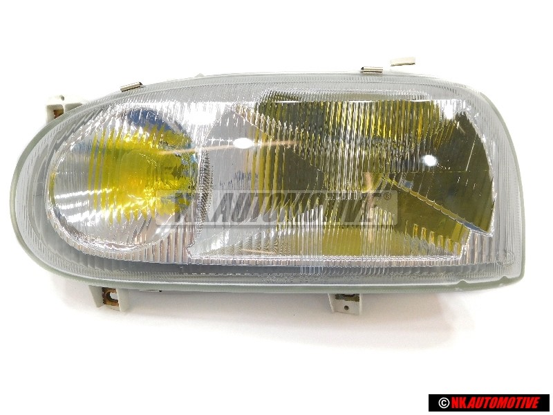 Genuine VW Halogen Twin Headlight Yellow Rhd Traffic Left - 1H6941017C