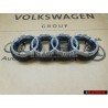 Genuine Audi Rings Front Grill Badge Emblem Chrome for RS2 - 8A0853600