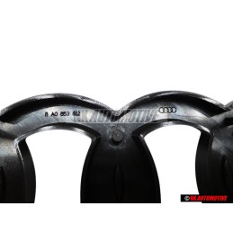 Genuine Audi Rings Front Grill Badge Emblem Chrome for RS2 - 8A0853600