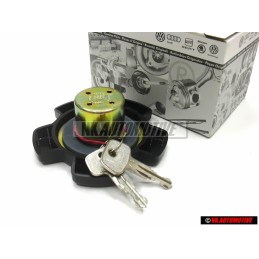 Genuine VW Ventilated Fuel Cap Lockable W/Key - 171201551L