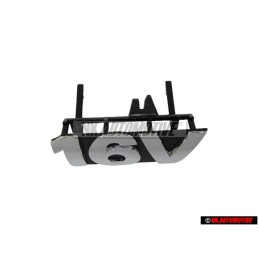 Genuine VW 16V Front Grill Badge Emblem Chrome - 6N0853679C FDY