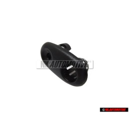 Genuine VW Rosette Satin Black - 1H0868391A 01C