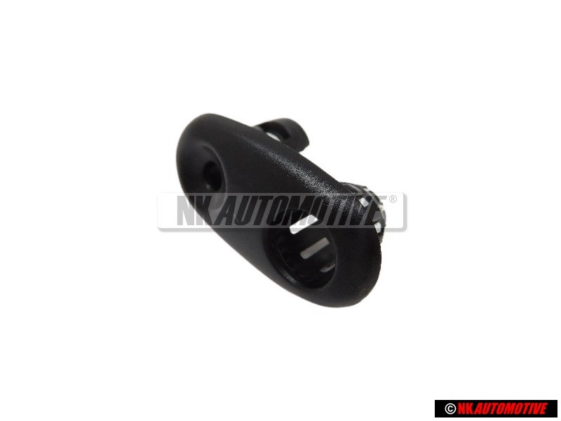Genuine VW Rosette Satin Black - 1H0868391A 01C