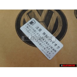 Genuine VW Sticker For Fuel Filler Neck - 1H0010093H