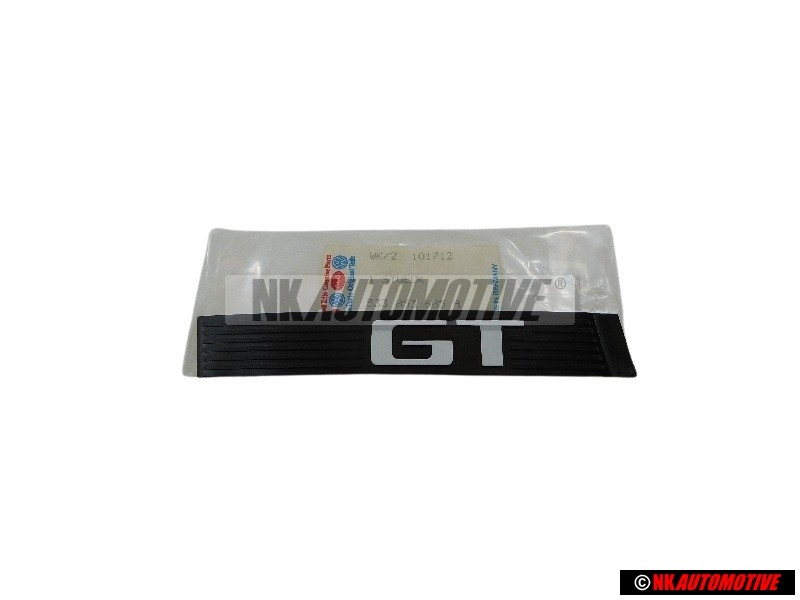 Genuine VW GT Side Badge Emblem Black Chrome - 533853685A GX3