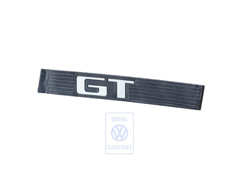 Genuine VW Lettering Black/White - 533853686A GX3