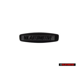 Genuine VW Polo DERBY Dashboard Badge Emblem Black - 6K0857182