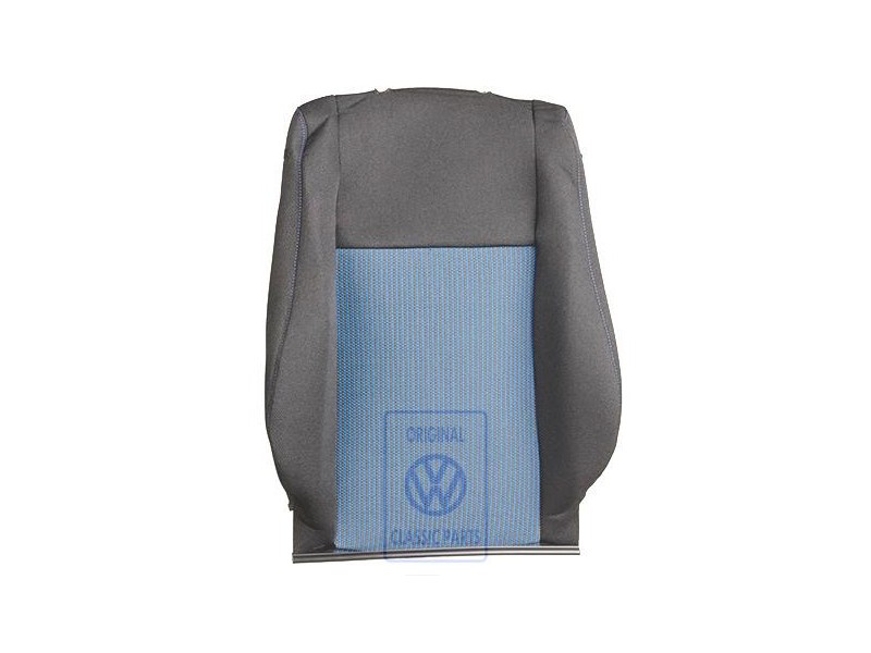 Genuine VW Backrest Cover (Fabric) Blue/Black - 1J0881805BRKMD