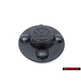 Genuine VW Hub Cap Satin Black - 1H0601171 01C