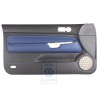 Genuine VW Door Panel Trim Leather Black/Orbitblue - 1J3867011CGGEC