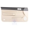 Genuine VW Door Panel Trim (Leather) Black/Light Beige - 1J3867011CJFWZ