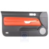 Genuine VW Door Panel Trim Leather Black/Tropical Orange - 1J3867011CJGEB