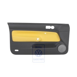 Genuine VW Door Panel Trim (Leather) Yellow - 1J3867011DNHUV