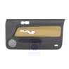 Genuine VW Door Panel Trim (Cloth) Black/Yellow - 1J3867012CDGRE