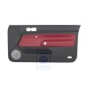 Genuine VW Door Panel Trim (Leather) Red - 1J3867012EBLLD