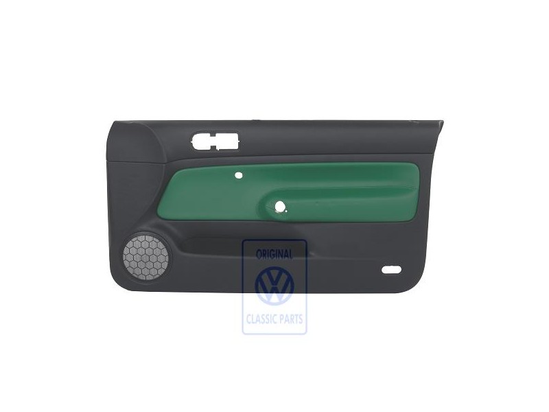 Genuine VW Door Panel Trim (Leather) Green - 1J3867012EBLLE