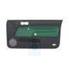 Genuine VW Door Panel Trim (Leather) Green - 1J3867012EBLLE