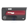 Genuine VW Door Panel Trim (Leather) Red - 1J3867012EDLLD