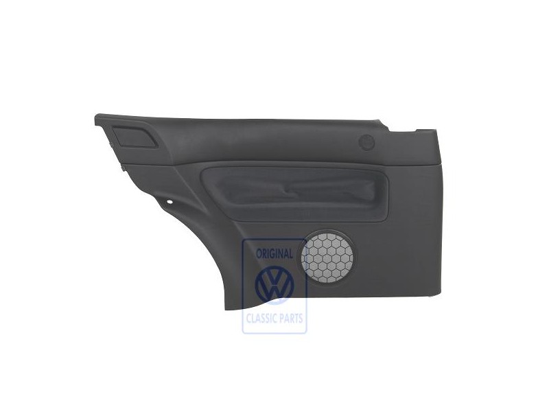 Genuine VW Side Trim (Fabric) Black/Black - 1J3867043CAEWL