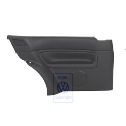 Genuine VW Side Panel Trim (Leather) Black/Black - 1J3867043CBHSA